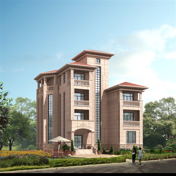 四层豪华别墅带电梯