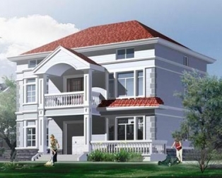 [永云别墅]991二层新农村别墅住宅设计图纸12m×11m